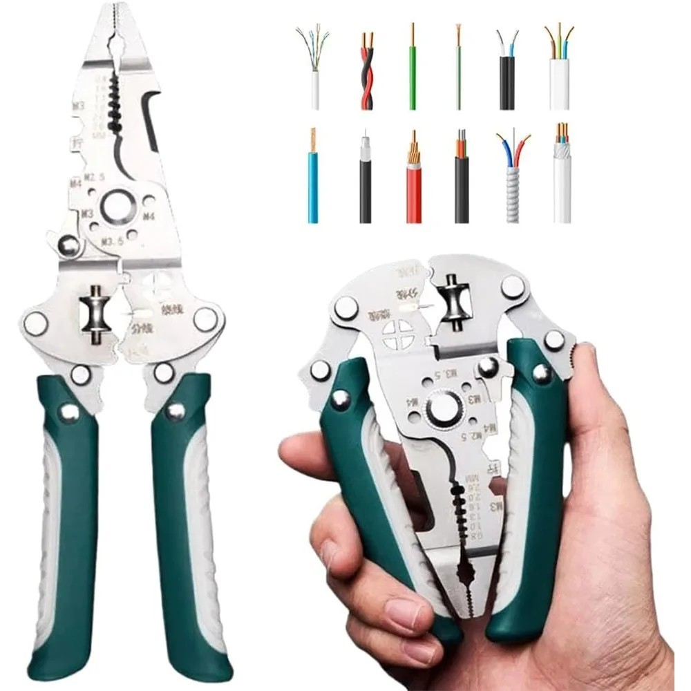 Foldable Wire Strippers Wire Stripping Tool Electrical Pliers Electrician Tool