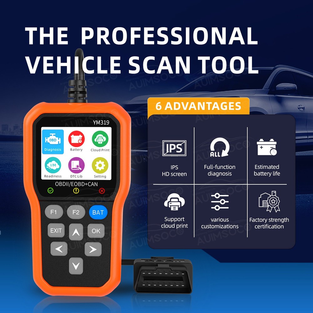 For Dodge Caravan Engines Full System Diagnostic Tool OBD2 Scanner