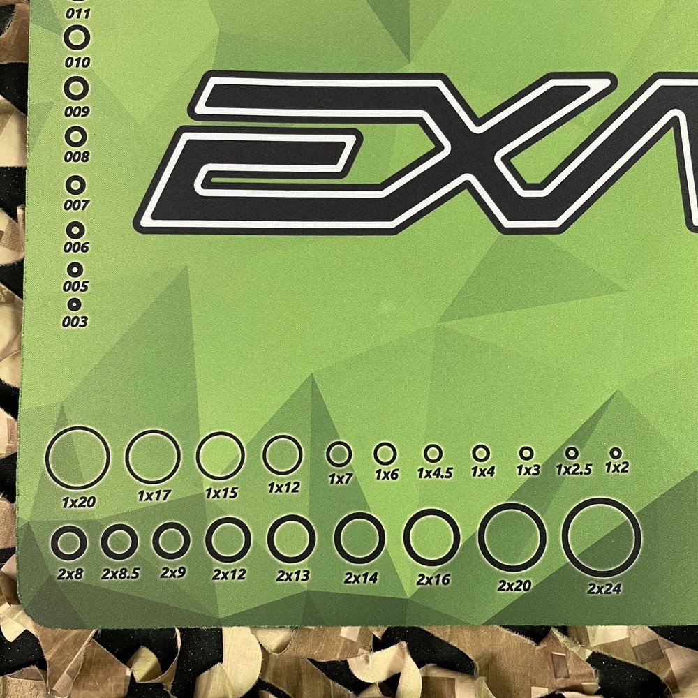 NEW Exalt V2 Paintball Tech Mat - Small - Lime