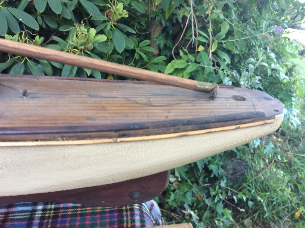 antique pond yacht