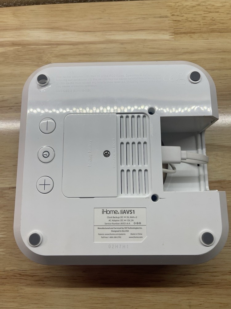 iHome iAVS1W Bedside Stereo Speaker For Amazon Echo Dot