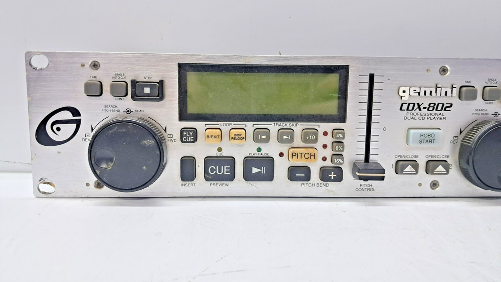 Gemini CDX-802 Dual CD Player Untested