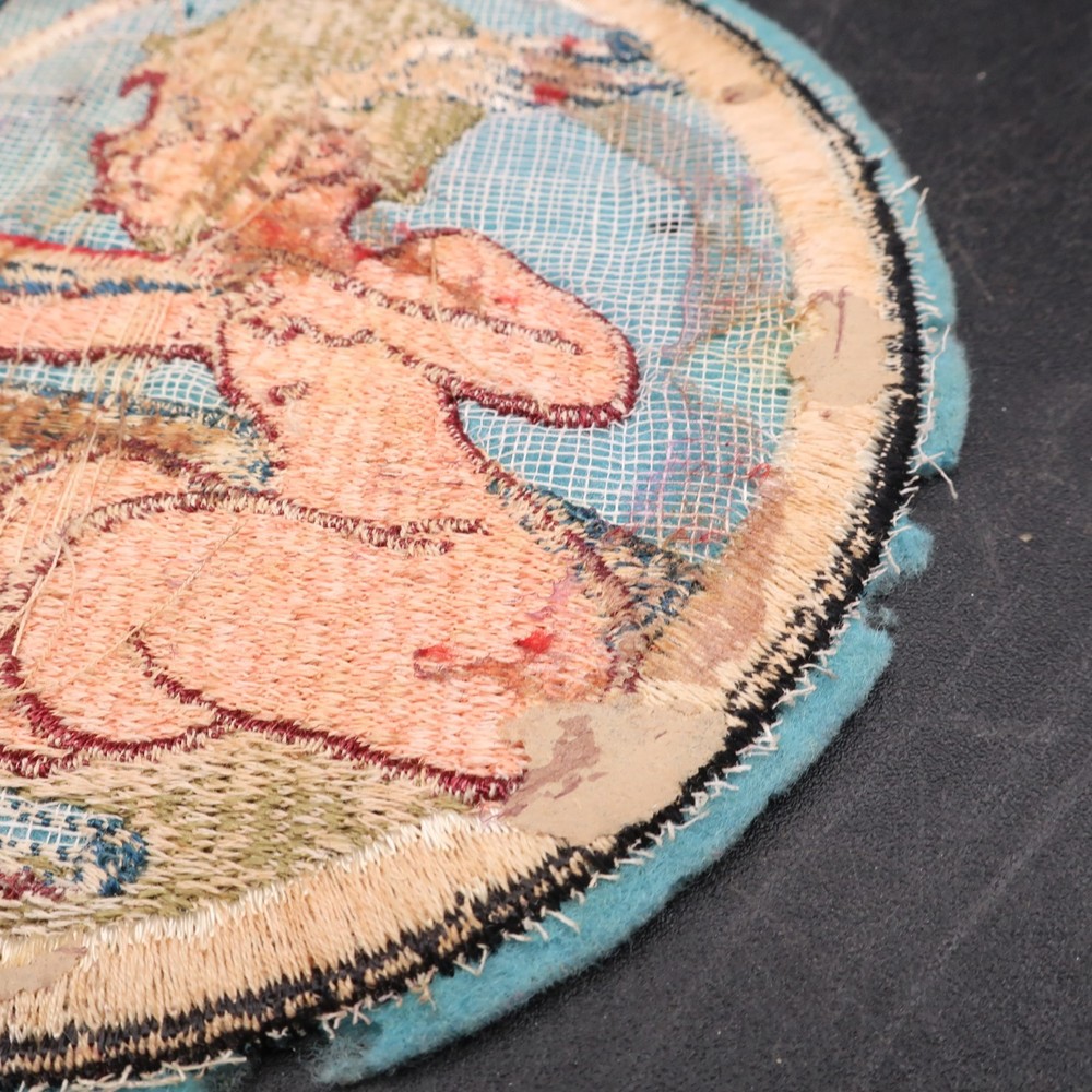 WW2 US Army AIR CORPS 13TH Ferry Squadron ORIGINAL 5" Edge Cut Wool Jacket Patch