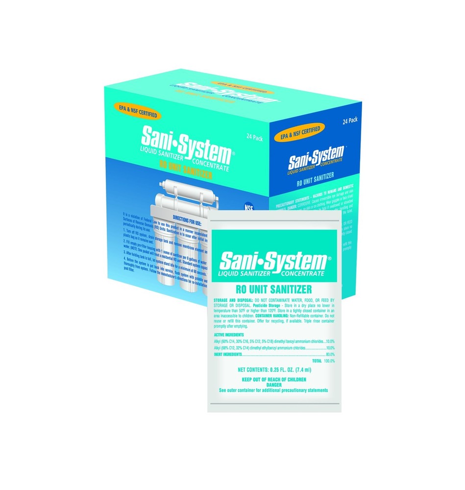 Sani-System Liquid RO Unit Sanitizer 0.25 oz.- 1 Packet