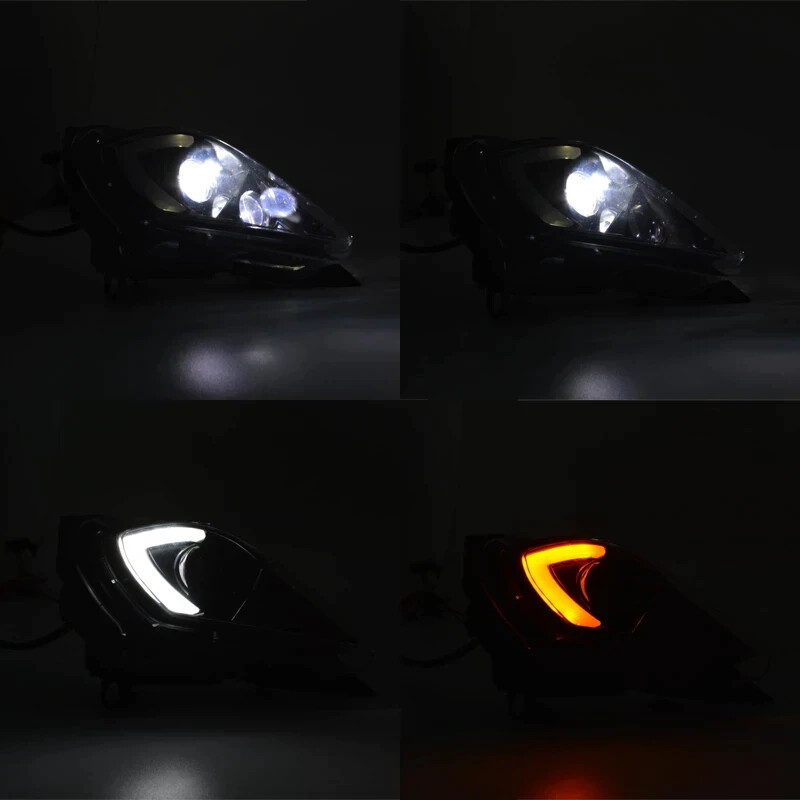 LED Headlight set ... 2006 - 2025 YAMAHA RAPTOR YFZ 450 700R YFM 250 350 700