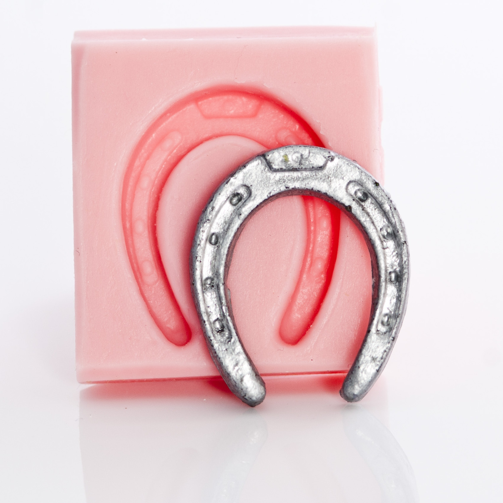 Silicone Horse Shoe Mold - Fondant Mold - Resin Mold - Jewelry Mold (909)