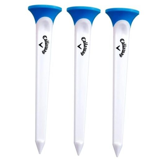 Par Tee Plastic Golf Tees Blue/White 10 Pack