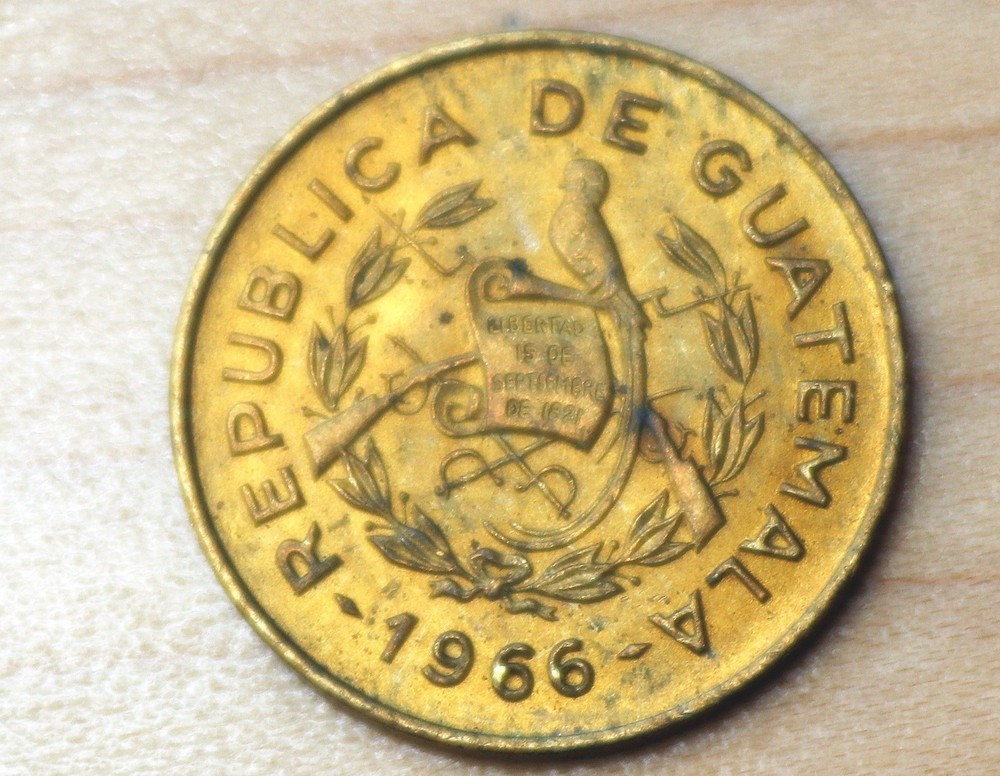1966 Guatemala 1 Centavo