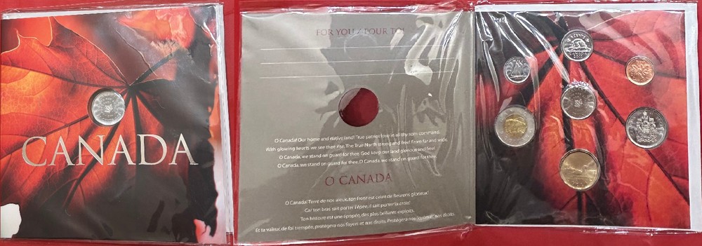 201 1 O Canada Set Sealed in Folder