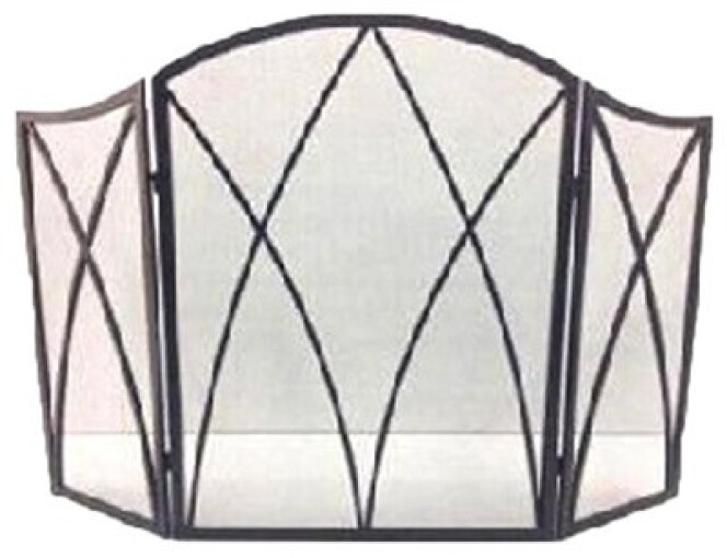 Panacea Products 3Panel BLK Goth Screen