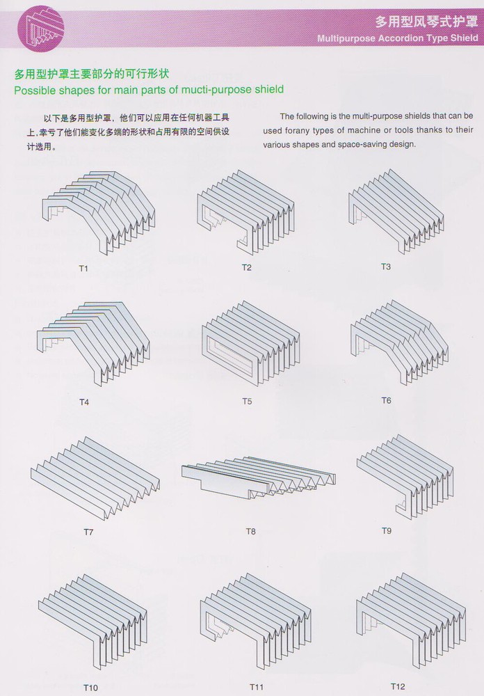 2025 flexible custom-made accordion type nylon protective shield