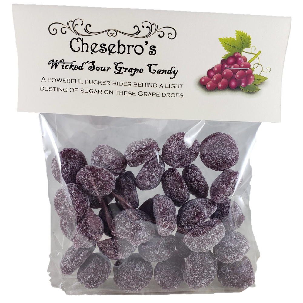 Sour Grape Hard Candy Drops 4.5 Ounces