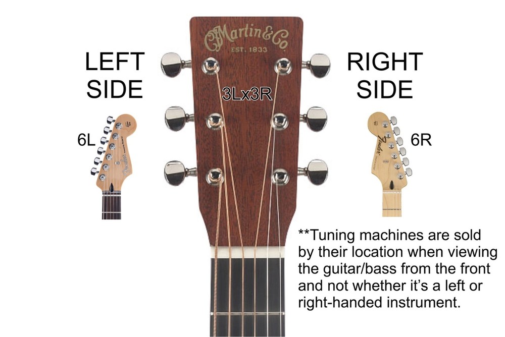 GOTOH SG381-07-MGT MG-T Locking Tuning Machine w/ Small Knobs - Individual