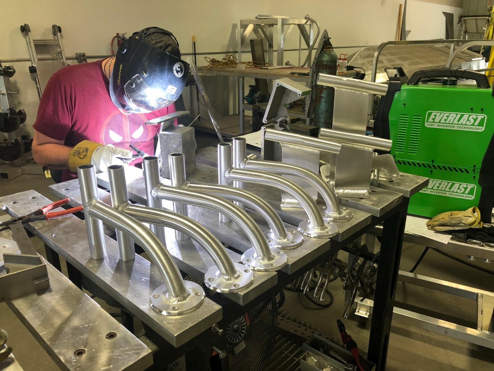 Cajun Anchor - Shallow Water Anchor - Motor Mount Bracket by Halk Marine Fab