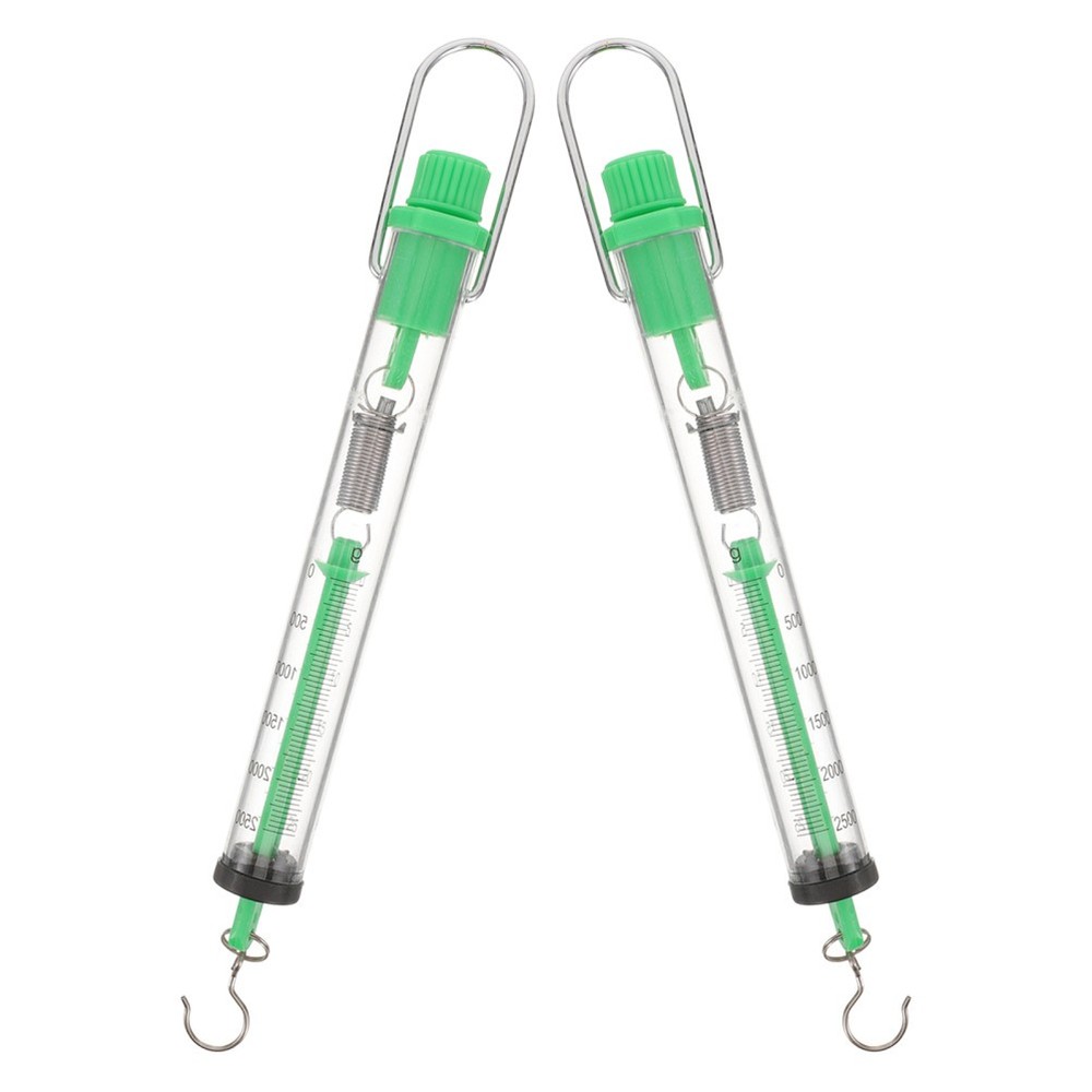 2 Pcs Spring Balance for Luggage Weighing Scale Force Dynamometer