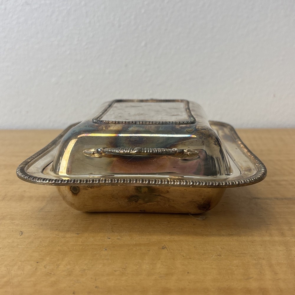 Crescent Silverware Covered Serving Dish 3139A