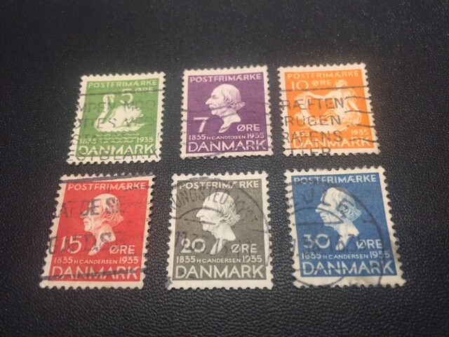 Denmark 246-251 used