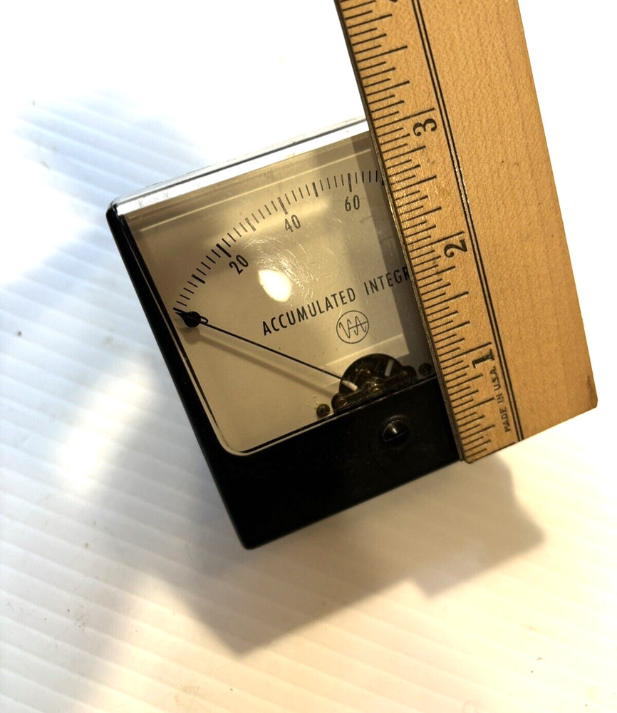 ACCUMULATED INTEGRAL PANEL METER 0-100 MADE BY SIMPSON USA