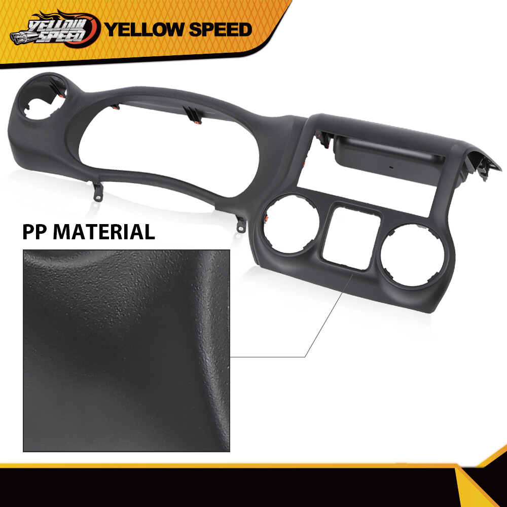 Fit For 2011-2014 Jeep Wrangler Dash Instrument Cluster Trim Panel Bezel New