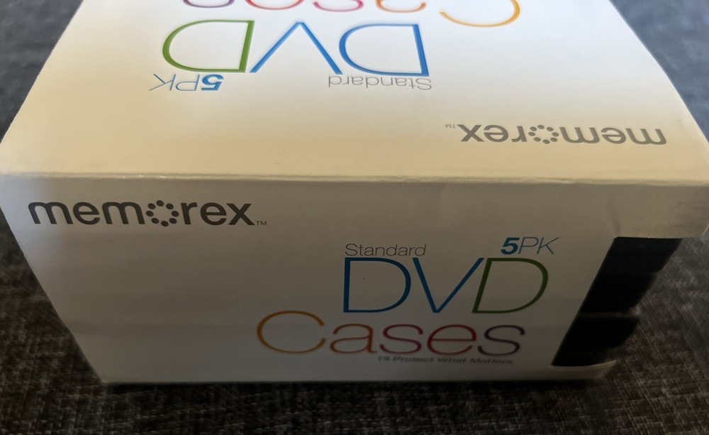 Memorex DVD Storage Cases 5-Pack