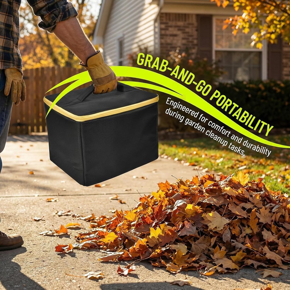Storage Bag for Small Cordless Leaf Blower & Batteries, Case with Adjustable Div