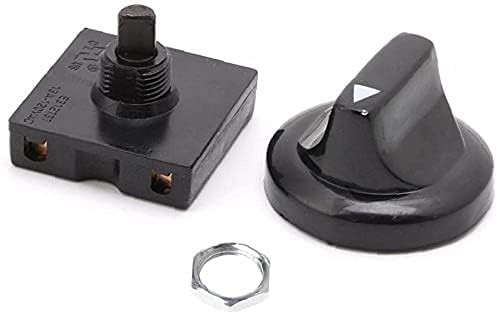 Rotary Switch 4 Position 3 Speed Selector Switch Governor with Button Fan