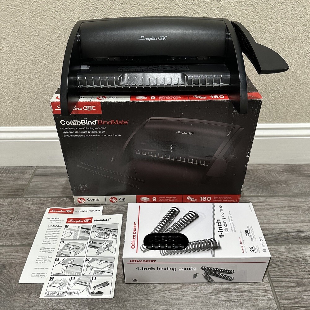 Swingline GBC CombBind BindMate with Extras