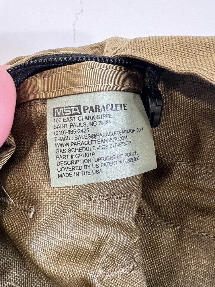 MSA Paraclete Coyote Upright General Purpose GP Pouch - CAG Delta SOF
