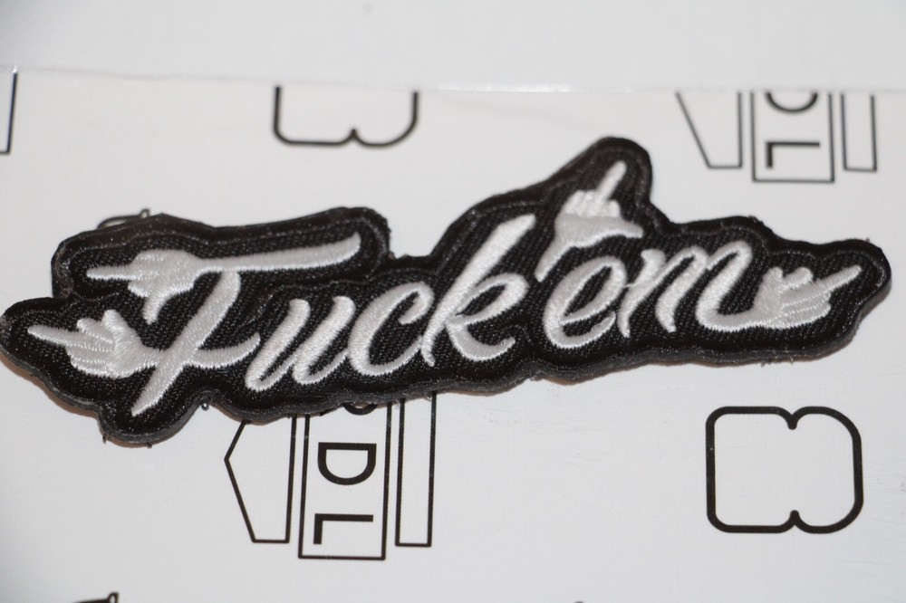 Rydex Collab White Black F**k’em Patch Embroidered