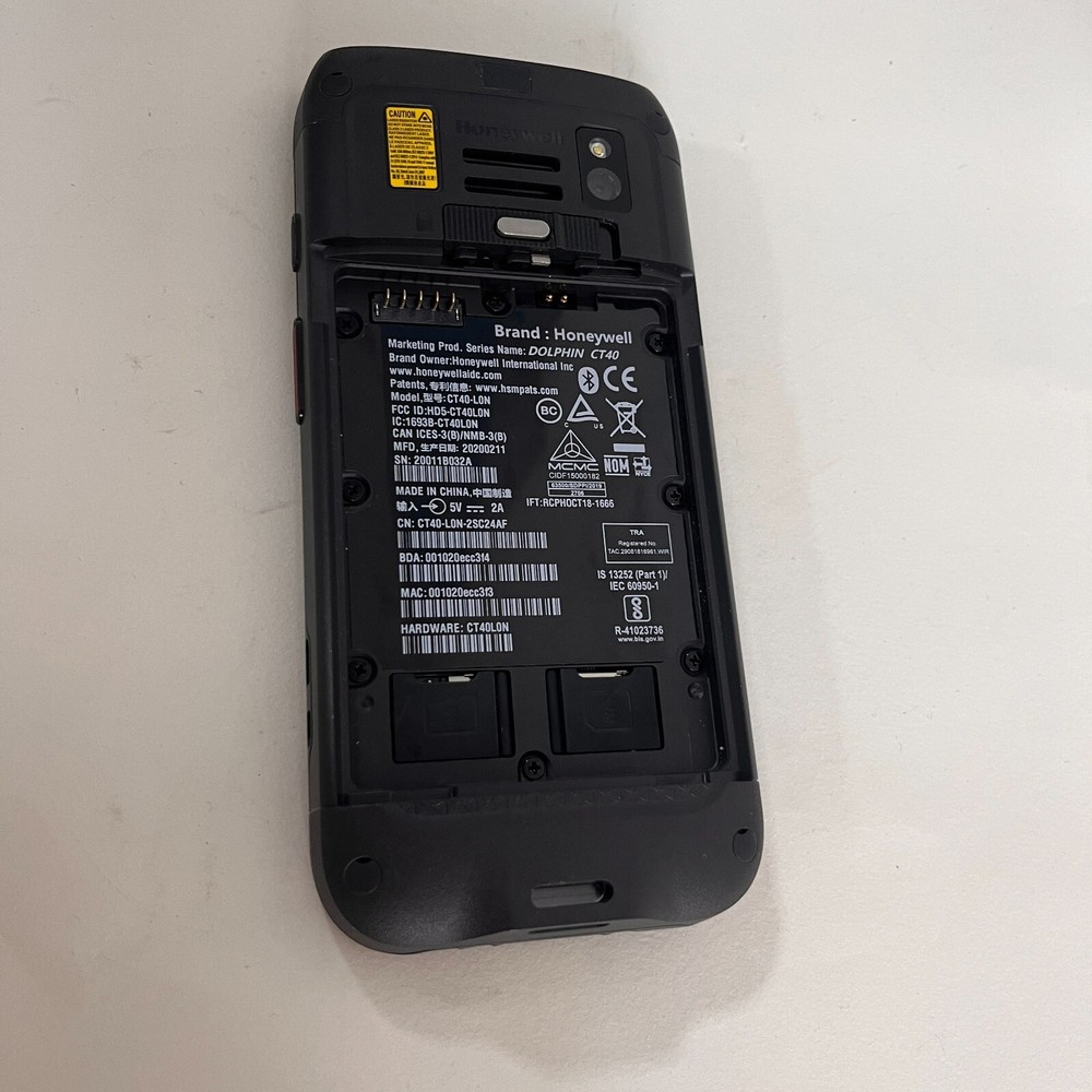 Honeywell Dolphin CT40-L1N Mobile Computer Scanner Android 9