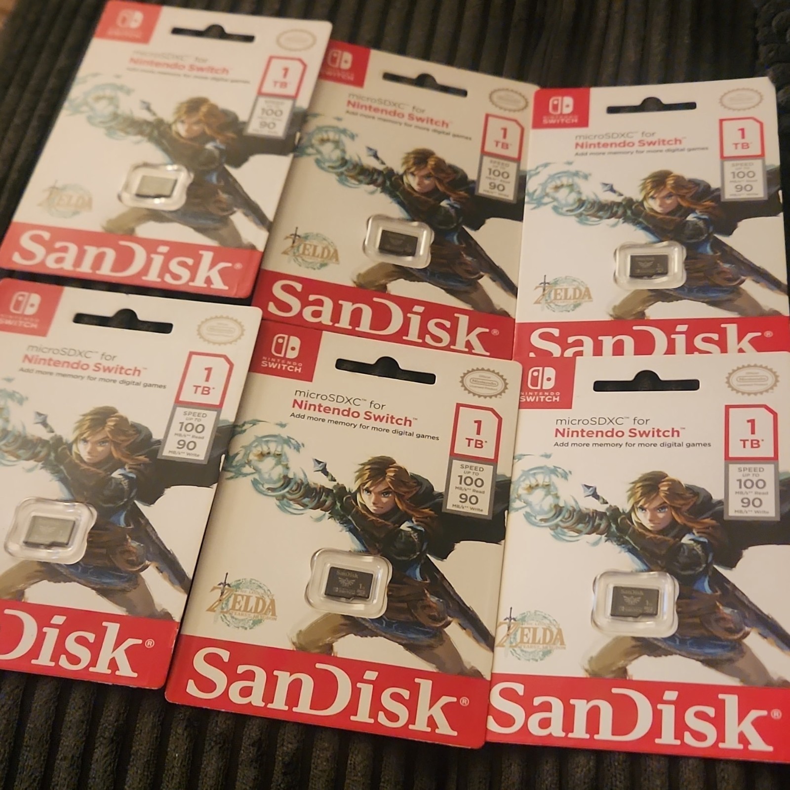 SanDisk 1TB microSDXC UHS-I for Nintendo Switch, Speed Up to 100MB/s NEW SEALED