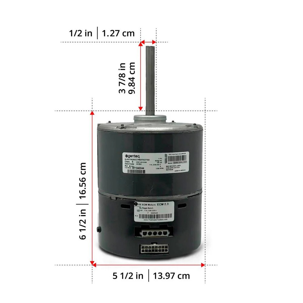 Trane TWE062E13FB0 Blower Motor 2.3 1 HP