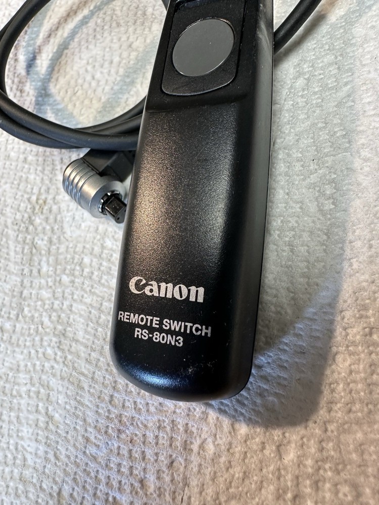 Canon EOS Camera Remote Switch Model RS-80N3