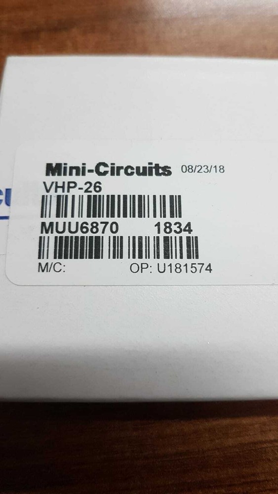 MINI CIRCUITS VHP-26 High Pass Filter 3000-7000 MHz