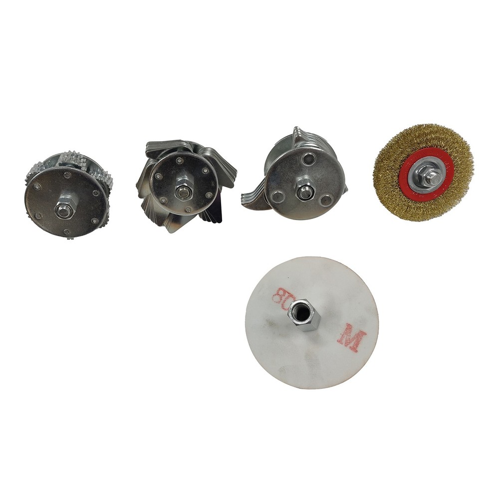 Electric Derusting Machine Deck Rust Remover Steel Plate Scaling Machine 5 Heads