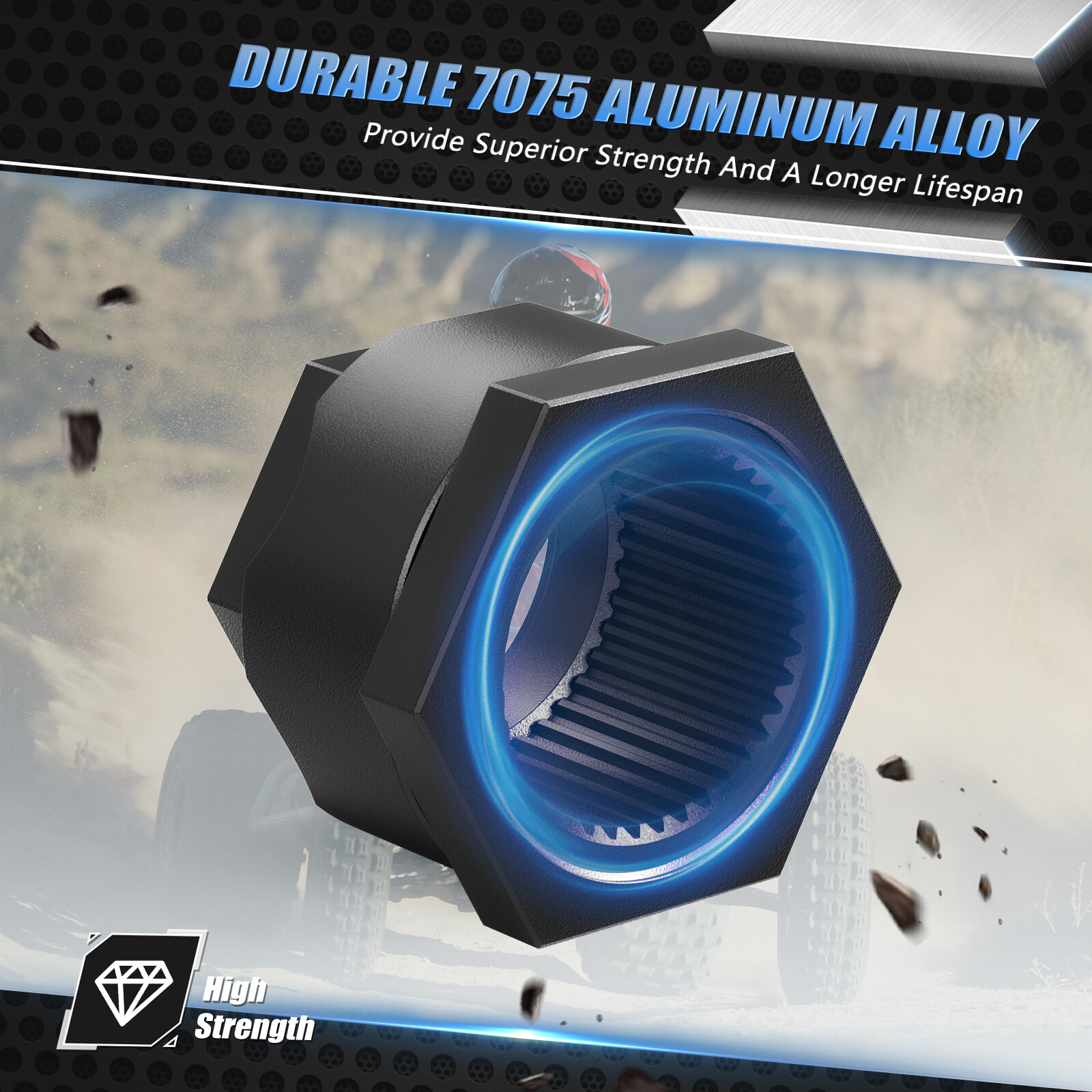 Rear Axle Lock Jam Nut Kit For Honda TRX400EX TRX300EX TRX400X TRX300X TRX250X