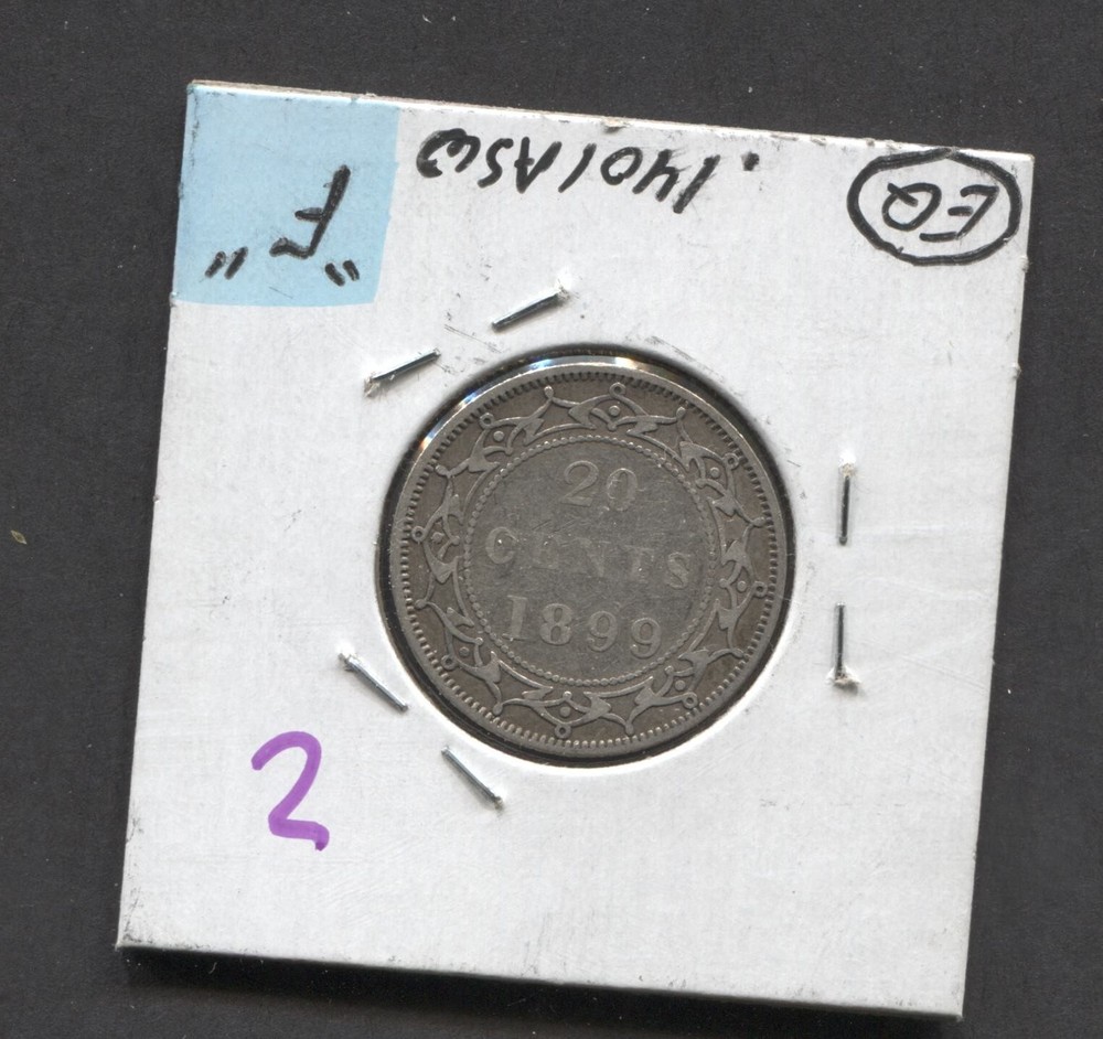 1899- Newfoundland- 20 Cents