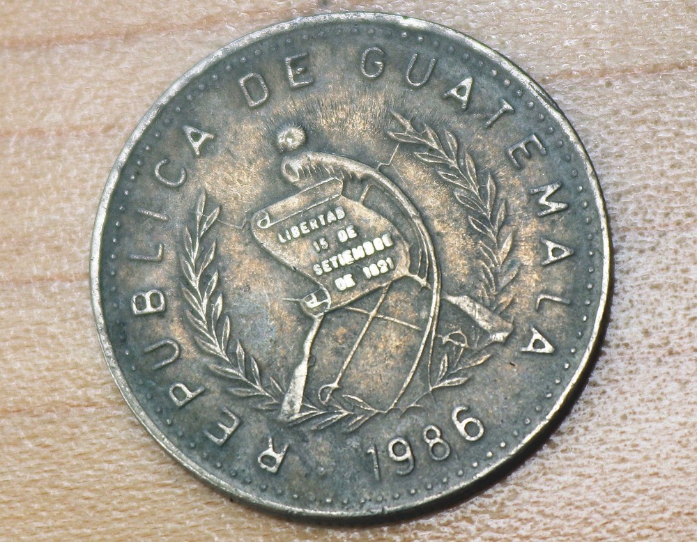 1986 Guatemala 10 Centavos