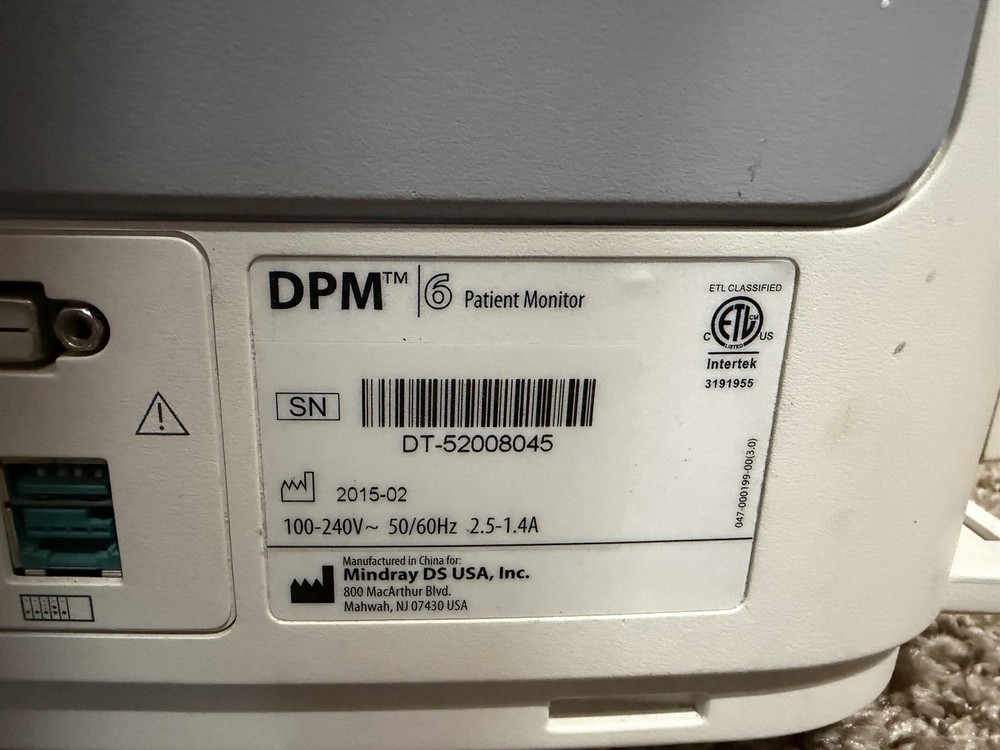 MINDRAY DPM6 PATIENT MONITOR !