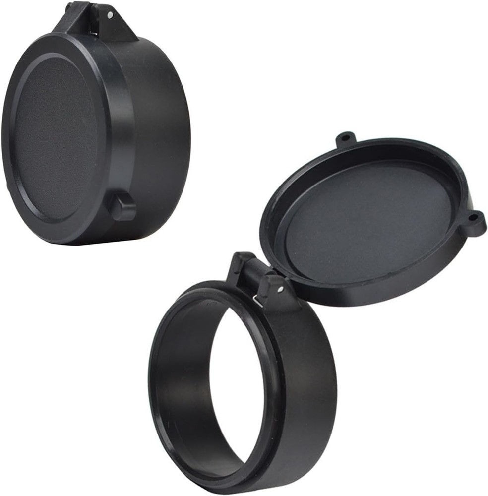 1 Pack Rifle Scope Flip Caps, Flip Open Covers 25.5-67mm Protector For Scope