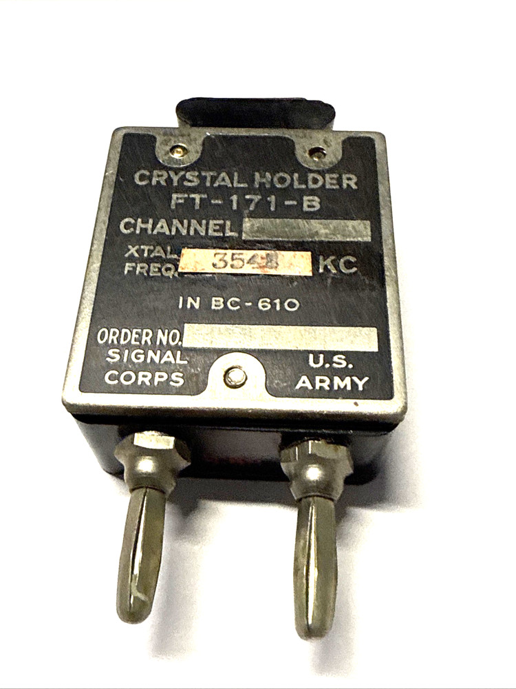 PARASET replica  transceiver ORIGINAL 3.548 MHz crystal holder  FT-171-B