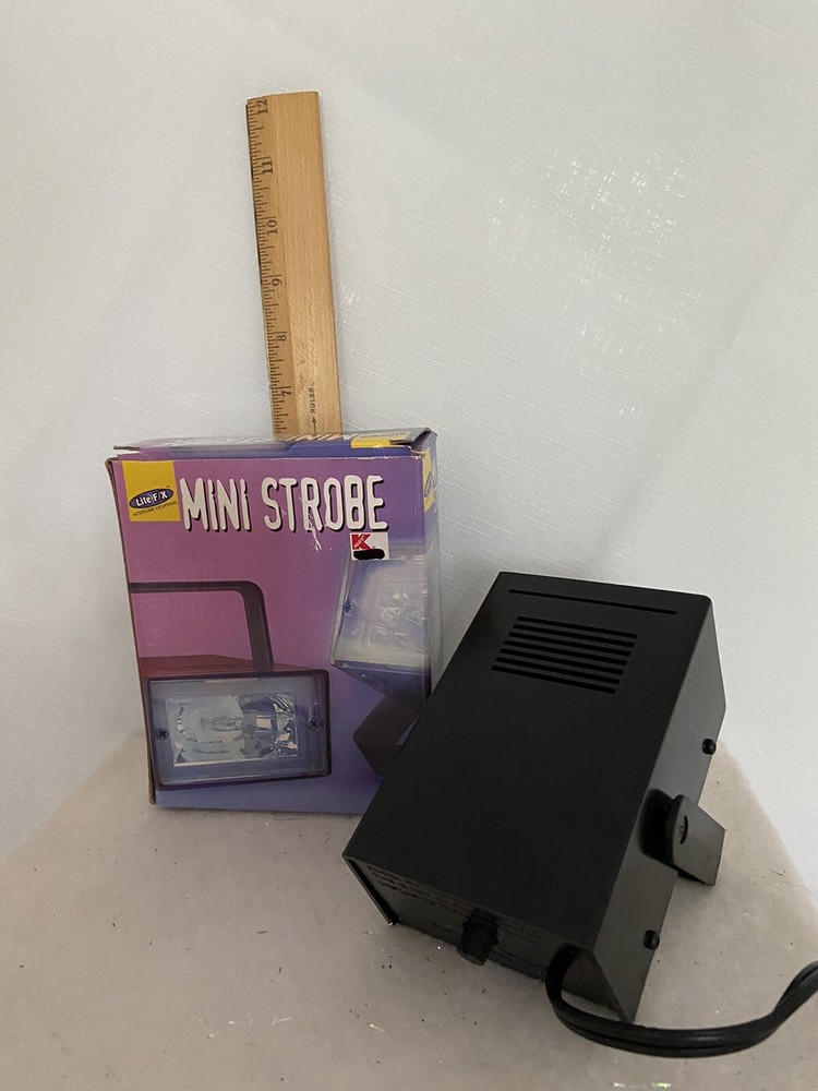 Lite F/X Black Mini Strobe - Model 18231 Variable Flash Speed