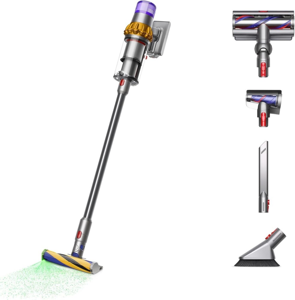 Dyson V15 Detect Extra | Yellow/Nickel | US NEW