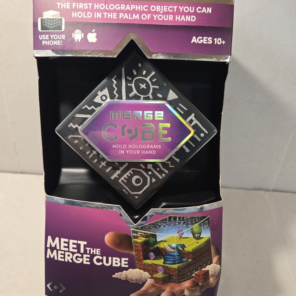 MERGE CUBE - FUN & EDUCATIONAL AUGMENTED REALITY STEM TOY FOR KIDS, LEARNING NEW