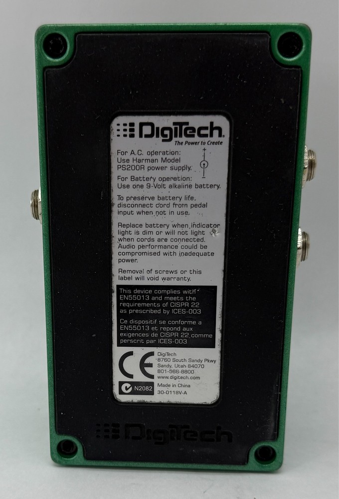 DigiTech X-Series Synth Wah Envelope Filter Guitar Effect Pedal