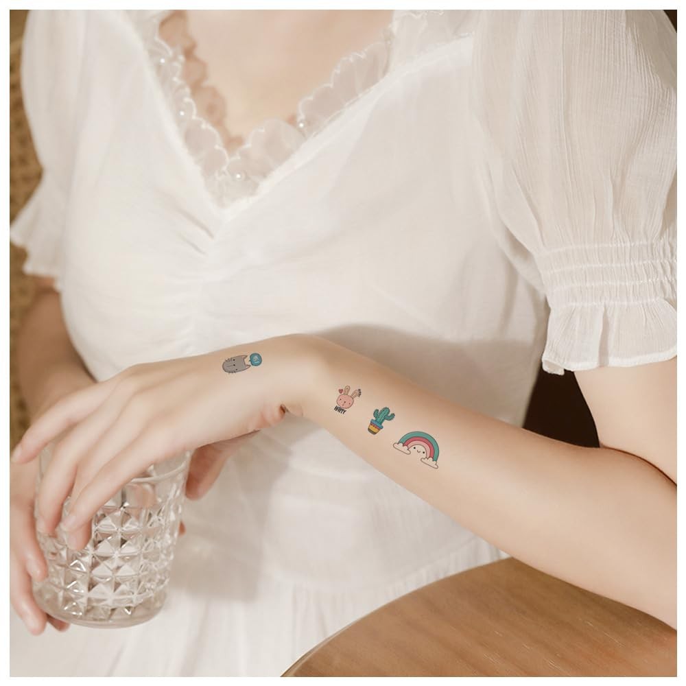 30 Sheets 600+ Patterns Summer Cute Small Temporary Tattoos For tiny,