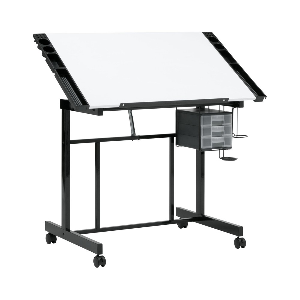 Studio Designs Deluxe Craft Station, Top Adjustable Drafting Table Craft Tabl...