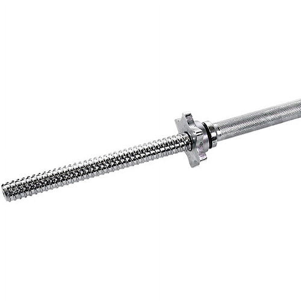Barbell - Straight Standard Weight Bar with Threaded Ends, 5 Ft.