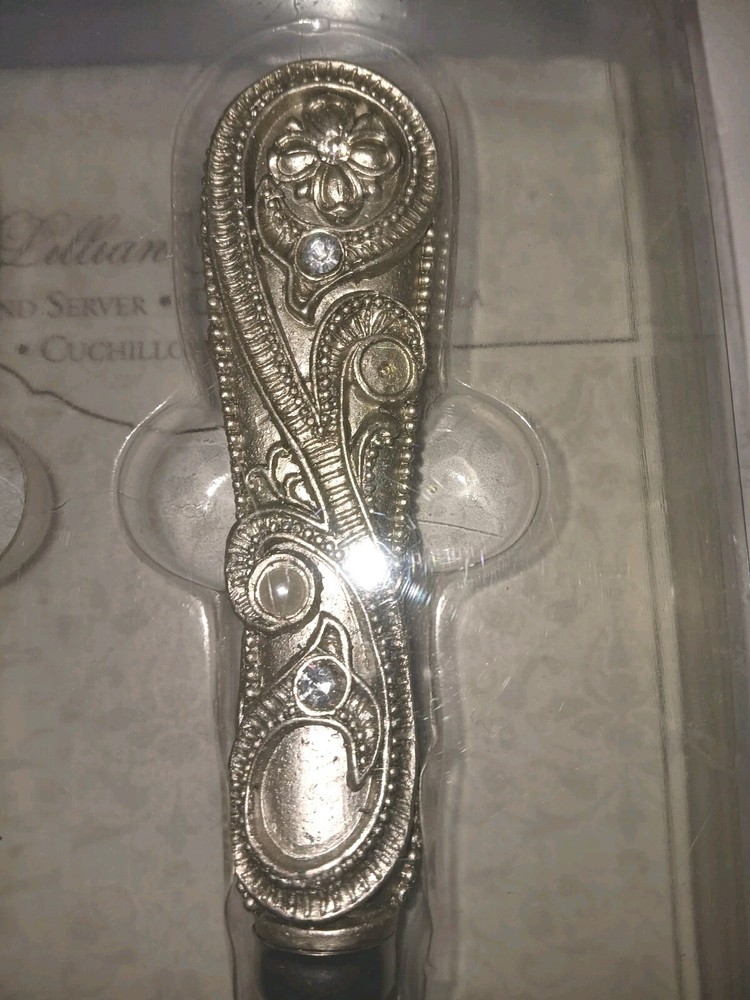 Lillian Rose Silver Wedding Knife And Server Set