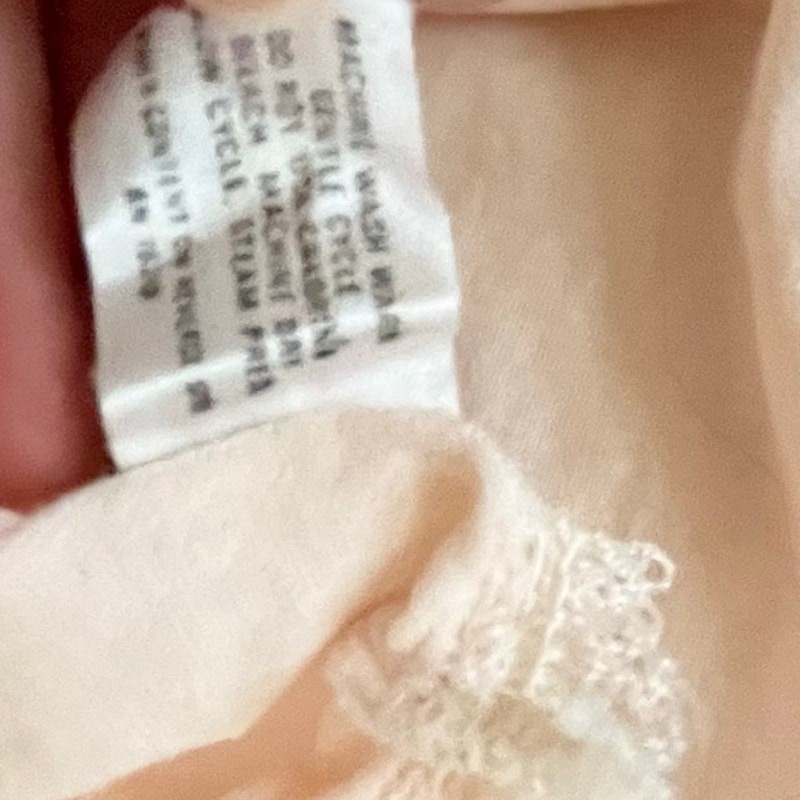 Vintage Windy Rose Lace Embroidered Badysuit Womens Small Pink Floral